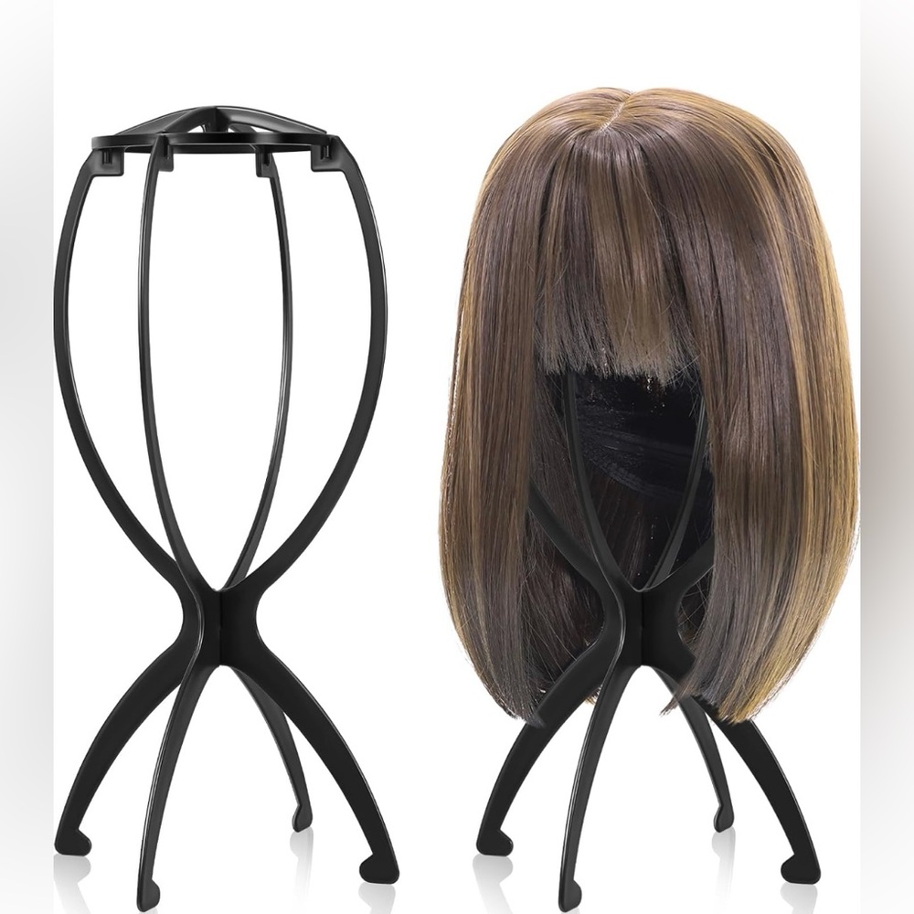 Wig Stand - Portable Wig Holder - Travel Head Stand